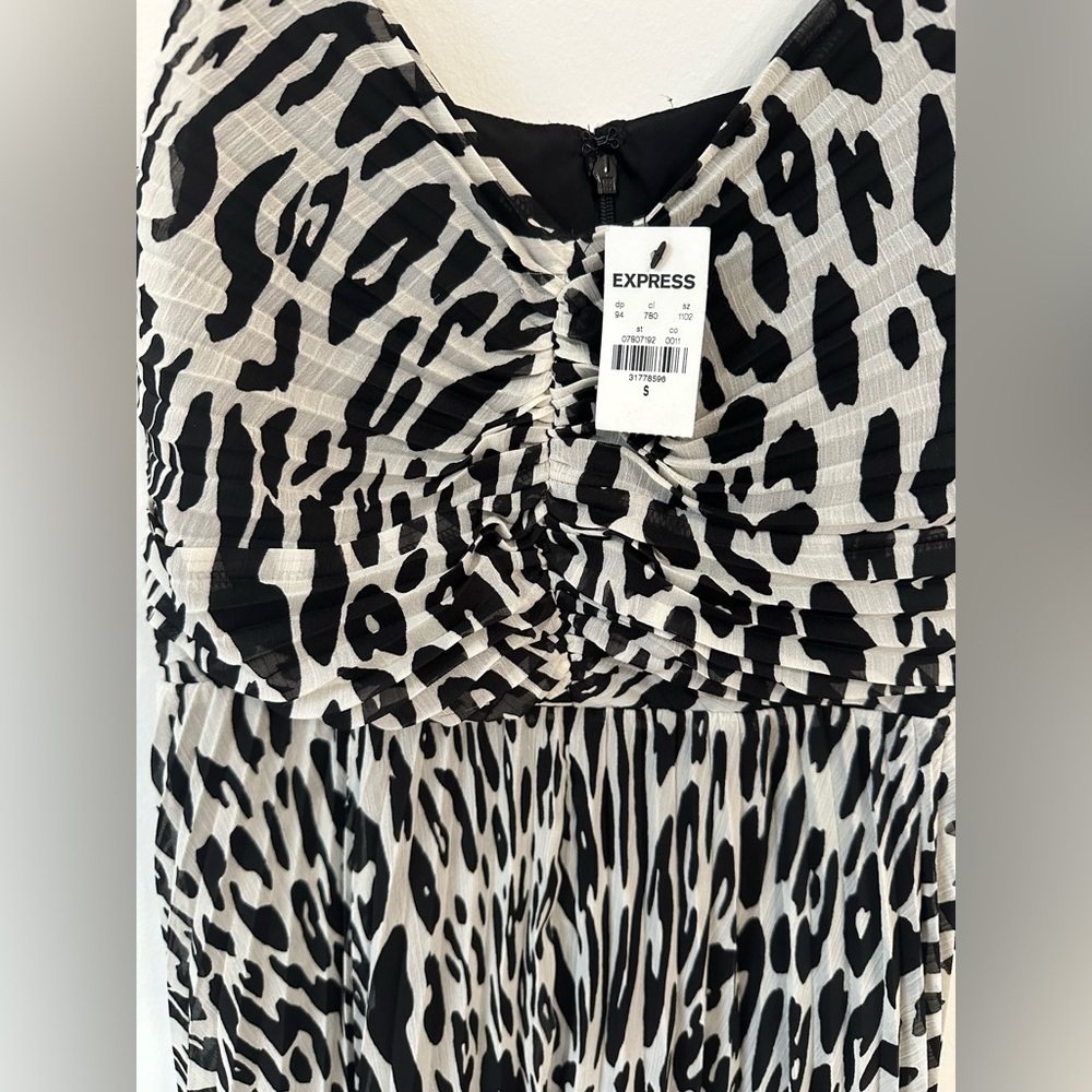 Express leopard print mini dress - Picture 3 of 5